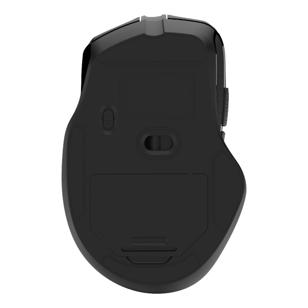 Wireless silent office mouse USB receiv 2400DPI 6button blck