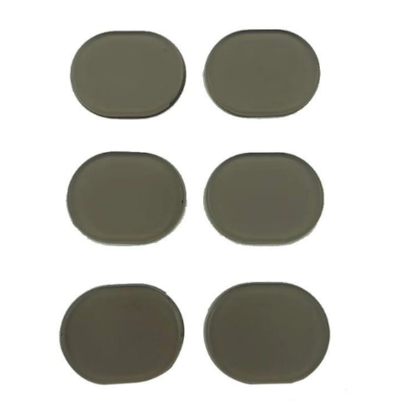 Drum Mute Pads, Silikon Drum Dampeners Gel Pads kaffe