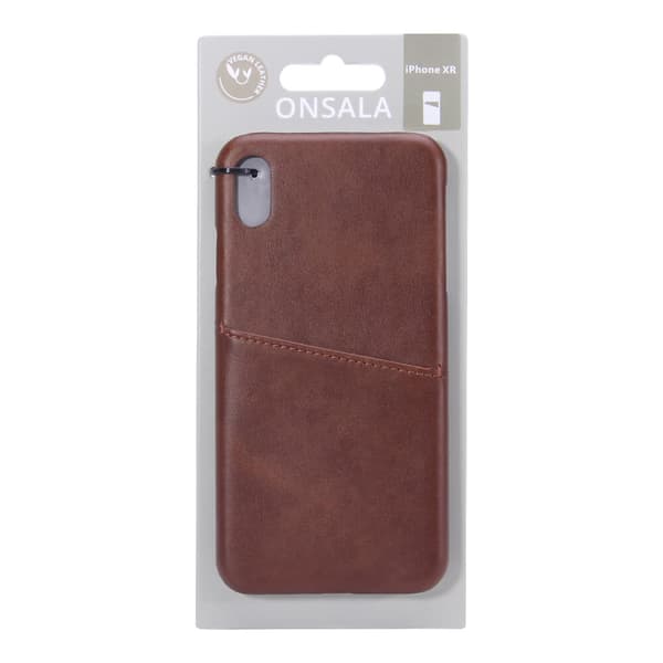 Mobilcover med Kortrum iPhone XR Sort
