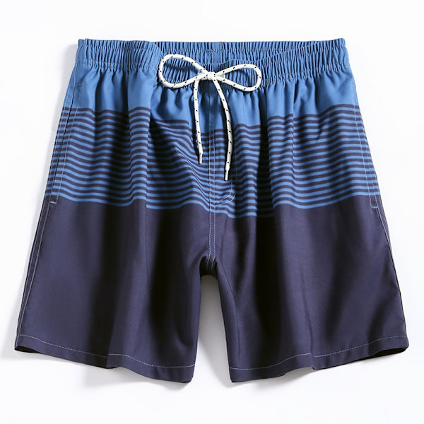 Herr Marinblå Badshorts XL