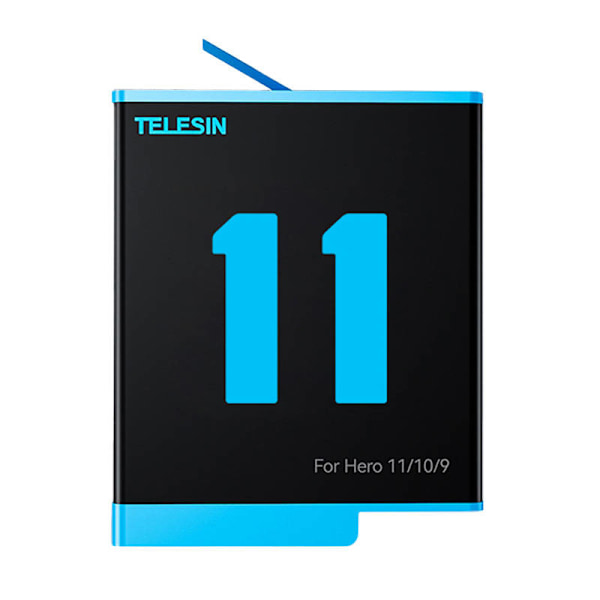 Telesin laddare med 3 platser + 2 batterier för GoPro Hero 12 / Hero 11 / Hero 10 / Hero 9