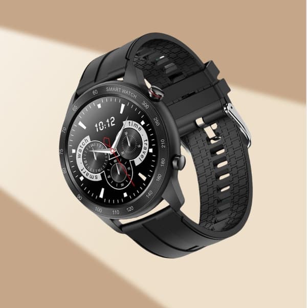 Elegant Sort MX5 Smartwatch med Bluetooth-opkald