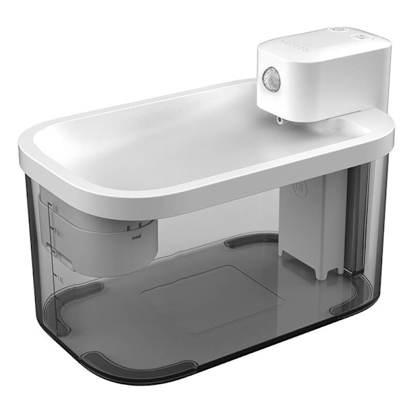 Dogness D12 smart fontän/drinkare med sensor för hund och katt (vit)