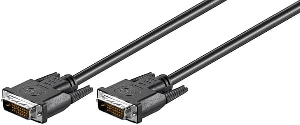 DVI-D Full HD-kabel Dual Link, Nickel
