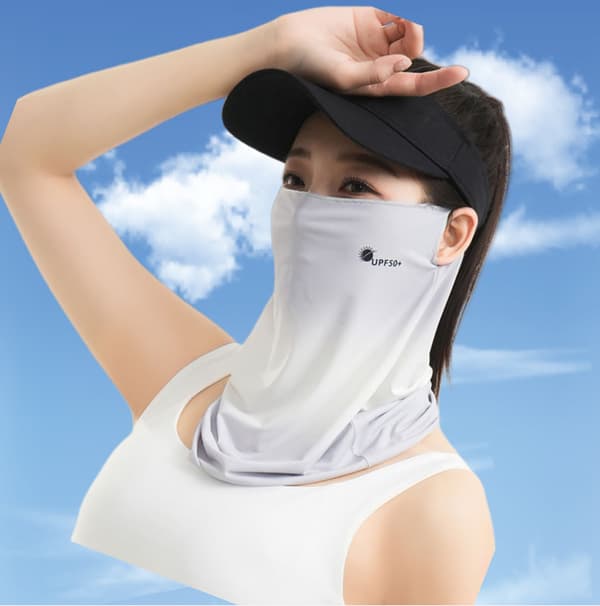 Sommar Utomhus Cykling Ansiktsmask Grey Grey