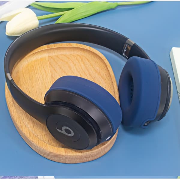 Silikoneørekopper til Beats Solo 4 - Optimal beskyttelse og komfort Blue Blue