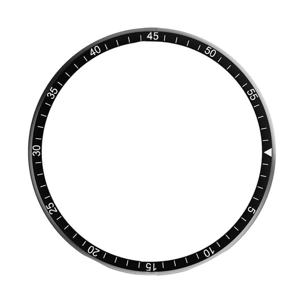 Svart Bezel Ring 44mm Rostfritt Stål för Galaxy Watch