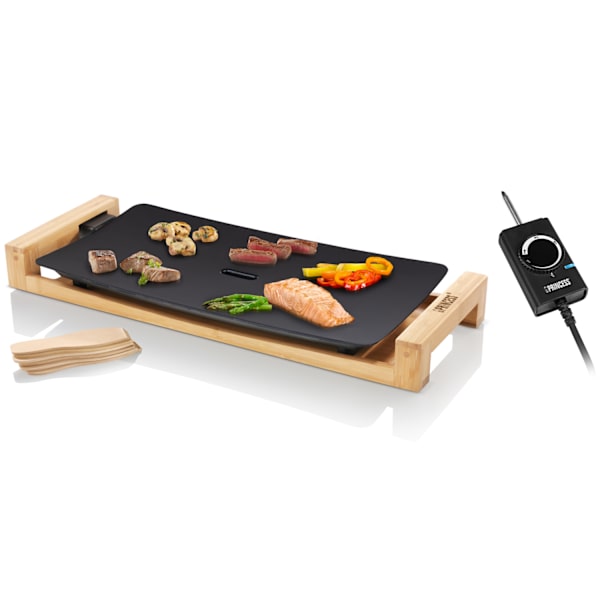 Bordsgrill Table Chef Pure Black Bamboo 50X25