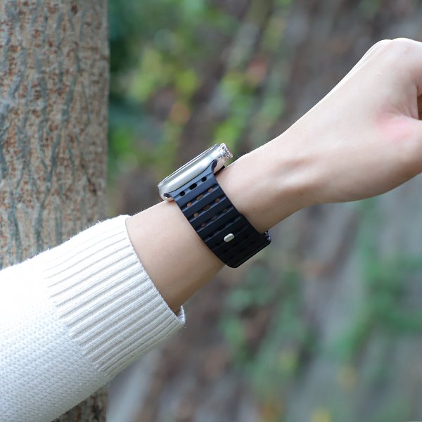 Urrem til Apple Watch Series 1-9, 42/44/45 mm Sort