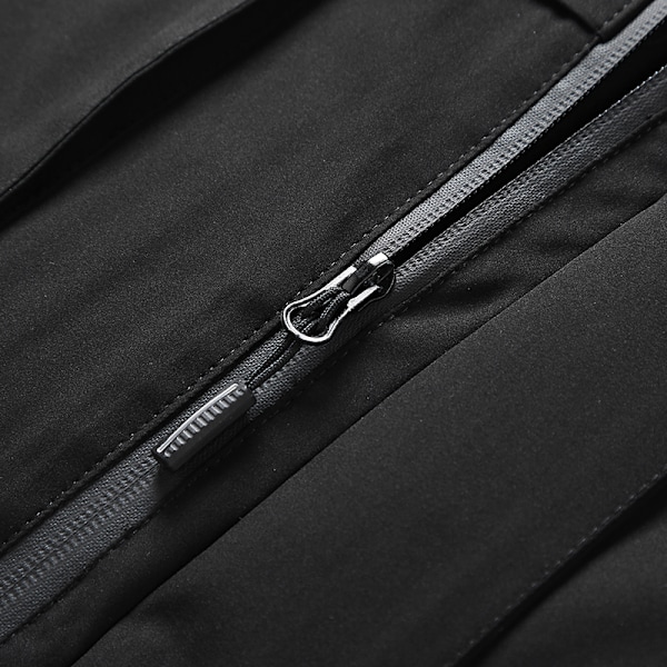Svart Uppvärmd Jacka - Dual Control 9 Zones 4XL