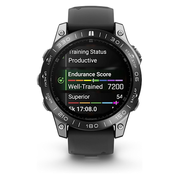 Rustfri stålring til Garmin Fenix 8 Sølv 51 MM