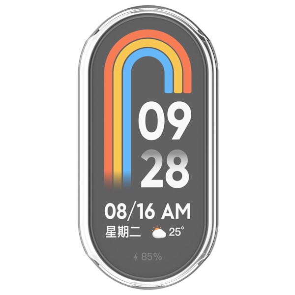 Xiaomi Mi Band 9/9 NFC TPU skyddsfodral Transparent
