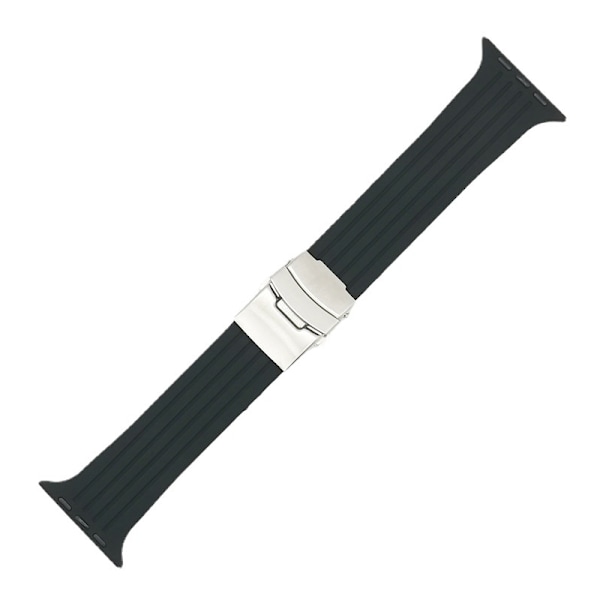 Klockarmband kompatibel med Apple Watch Series7/6/5/4/3/2/1 och SE-modeller Svart 38/40/41 mm