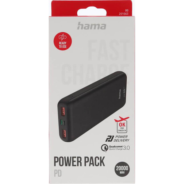 Powerbank PD 20000mAh Anthracite