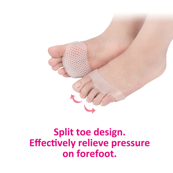 Framfotsdyna för smärtlindring Gel Clear 5 par