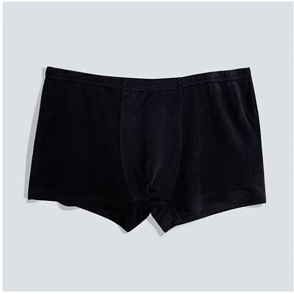Herrsilkesboxershorts, 3-pack 100 % mullbärssilkestickade underkläder L
