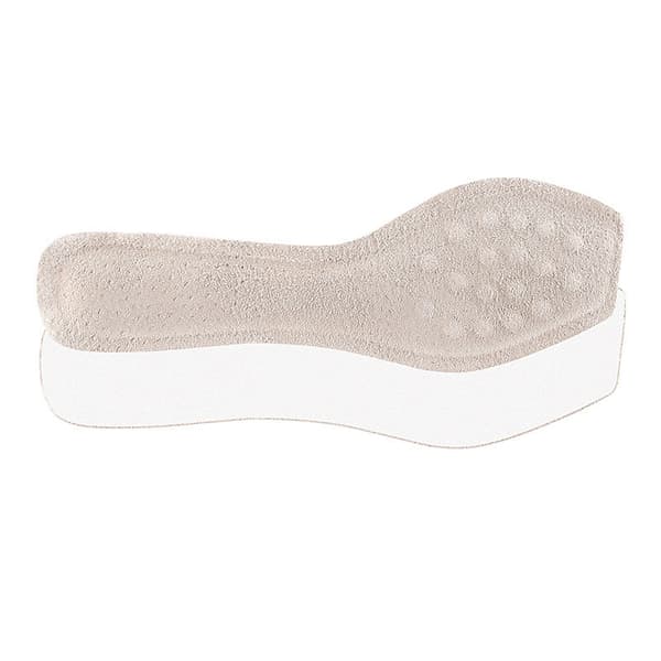 Læder indlægssåler med massage, stødabsorbering Beige Beige