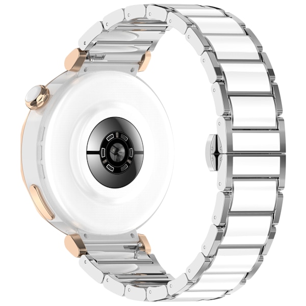 Keramisk rem til Huawei GT5 & GT5 Pro - 18 mm universal pasform Sølv