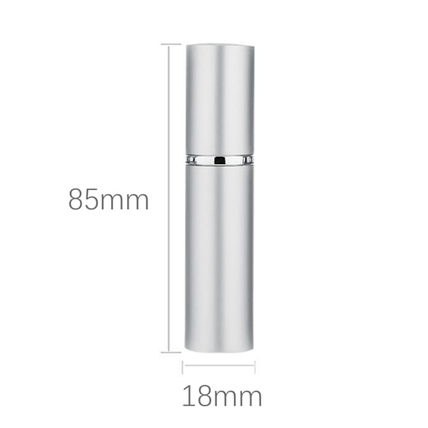Mini refill parfymflaskor 2-pack Silver 5 ml