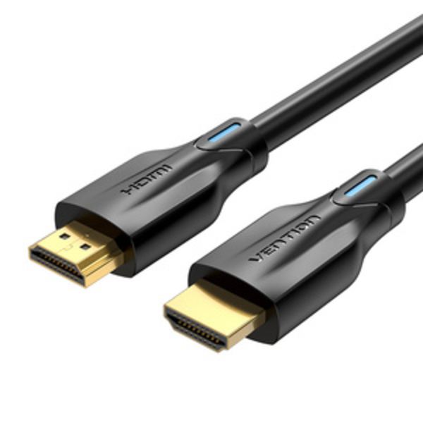 HDMI 2.1-kabelventil AANBG, 8K 60Hz/ 4K 120Hz, 1,5m (sort)
