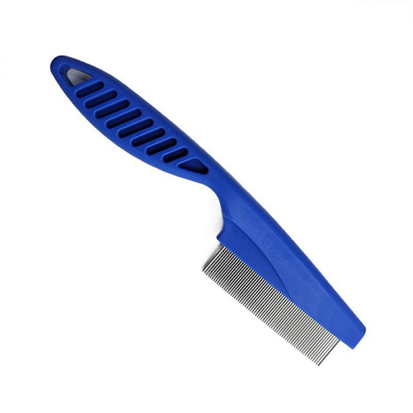 Suuri lemmikkieläinten turkinhoitokampa - 18 cm, sininen