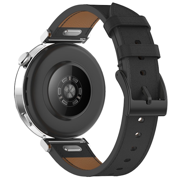 Premium-nahkaranneke Huawei- ja Honor-kelloille Musta 20 mm