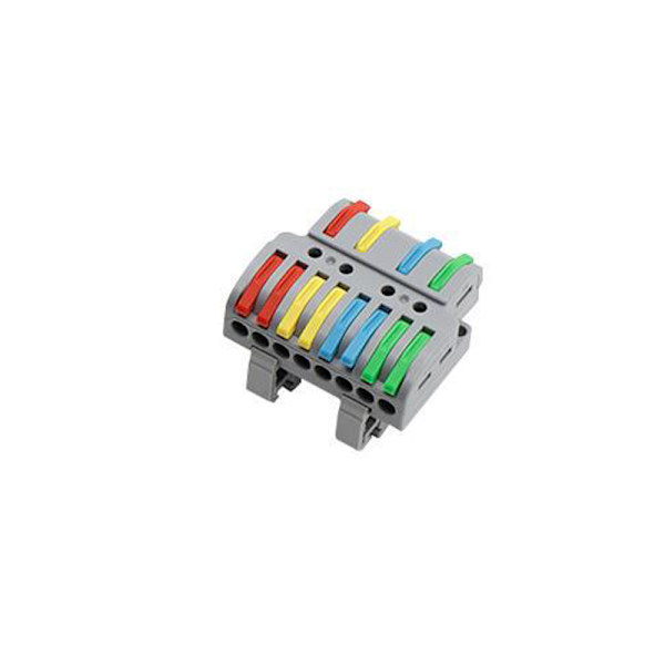 Vipu Johdinmutteriliittimet Johdin Kompakti Quick Wiring 4 in 8 Out