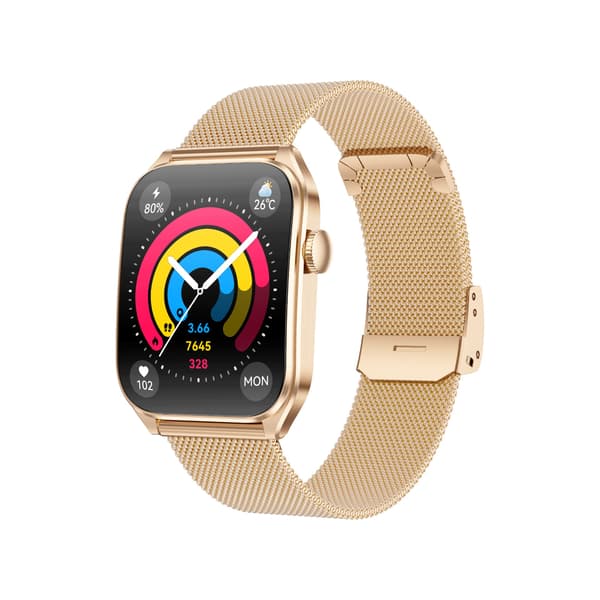 Multifunktionell Smartwatch med AMOLED-skärm, Bluetooth-samtal och Hälsoövervakning Pink Pink