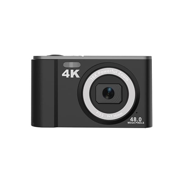 Digitalkamera 48MP 16x Zoom 4K Video Black Black
