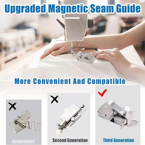 Magnetisk Sömförare: Symaskinstillbehör för Perfekta Sömmar