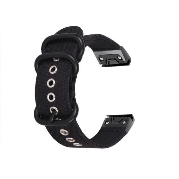 Quick Release Canvas urrem til Garmin Fenix 6/7/7X Pro 20 mm 20 mm