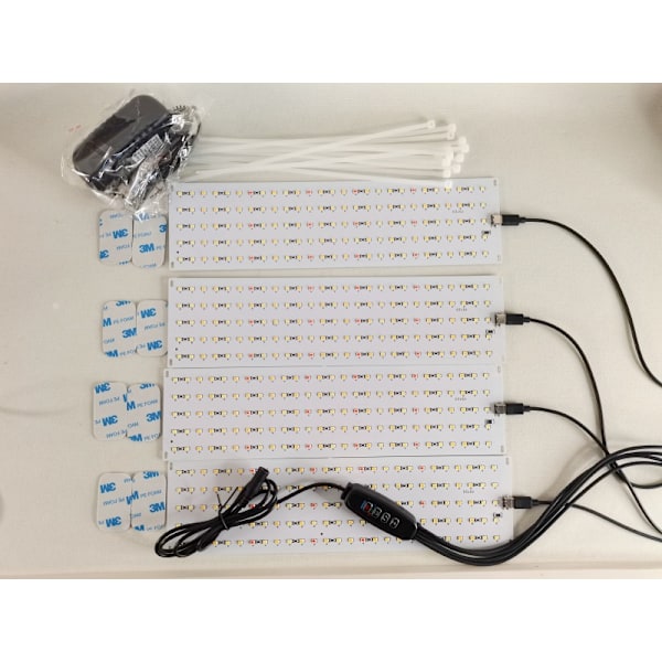 LED lyspanel til planter - EU-stikadapter