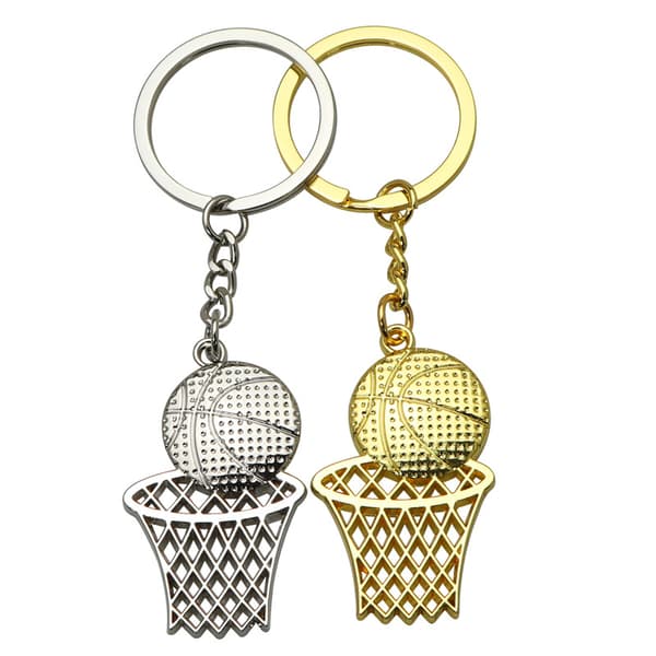 Basketnyckelring NBA-fanpresent Silver Silver