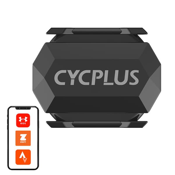 Kadencehastighedssensor Cycplus C3 - kompatibel med Wahoo, Zwift, Endomondo, Mapmyride osv.