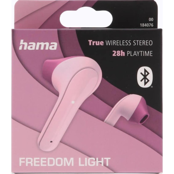 Hörlur Freedom In-Ear TWS Rosa