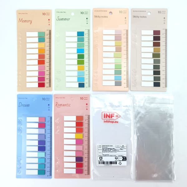 Itsekiinnittyvä Transparent Notes 6 kpl