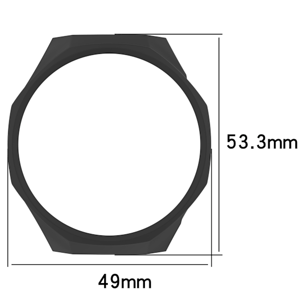 Skyddsskal för Huawei Watch GT5 Pro 46mm Svart