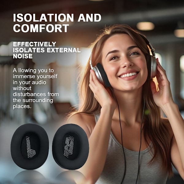 Korvatyynyt JBL E65BTNC/Duet NC/LIVE650 660 BTNC Jää nahka