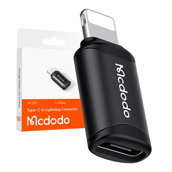 USB-C till Lightning-adapter, Mcdodo OT-7680 (svart)