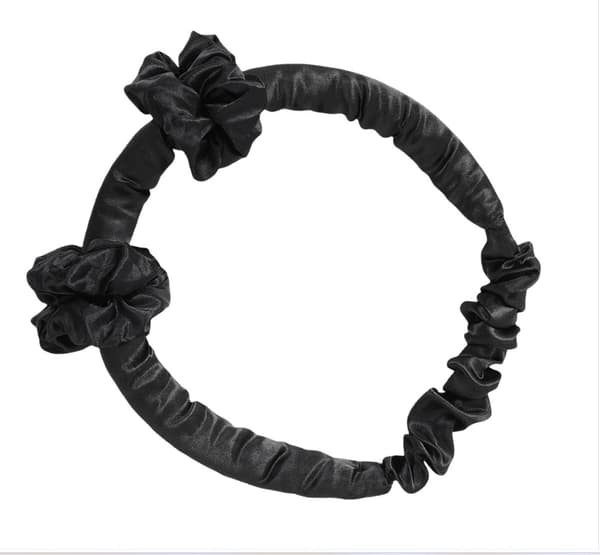 Ingen varme søvn hår curlers til ubesværet bølger Black Black