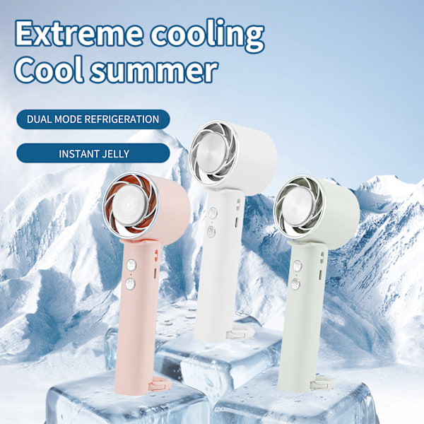 Kannettava niskatuuletin, kokoontaitettava siivetön tuuletin 90° käännöllä Ruohon väri