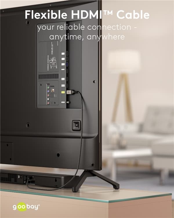Höghastighets HDMI™-kabel med Ethernet