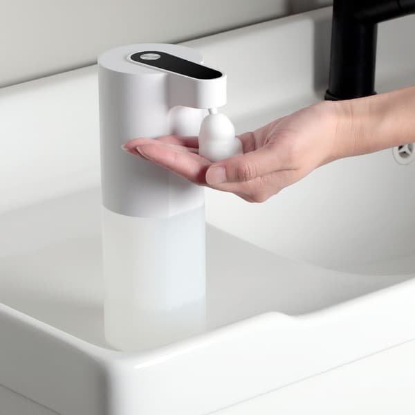 Smart Sensor Flytande Tvål Dispenser - Skum & Gel White White