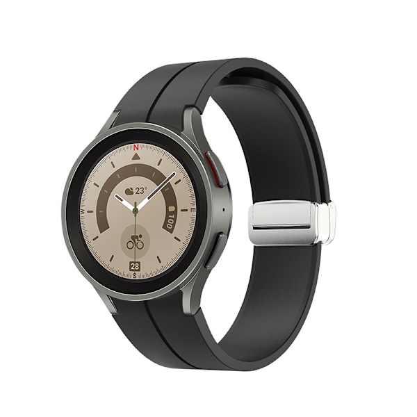 Silikone urrem til Samsung Watch 5 Pro Sort