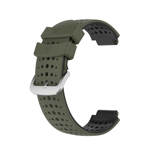 Klockarmband silikon Garmin Forerunner 220, 230, 235, 630, 620, 735XT, Approach Grön