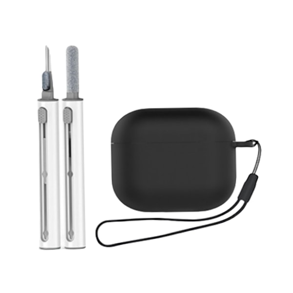 Silikone beskyttelsescover til Apple AirPods 4 Sort