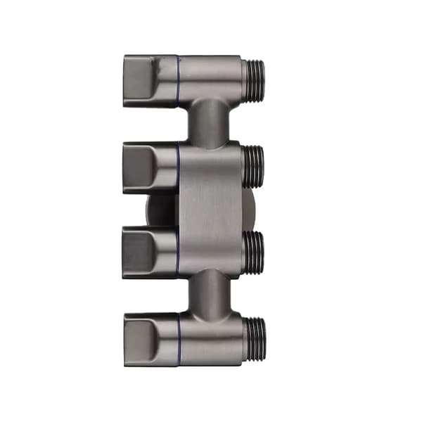 Firevejs-ventil til vaskemaskine Grey Grey