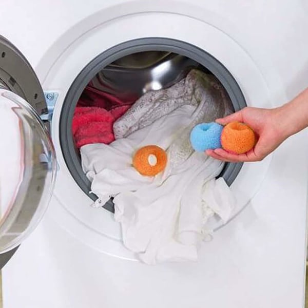 Adsorption Hårborttagningsboll för tvättmaskin 8 st Flerfärgad