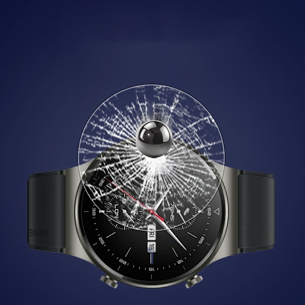 Skærmbeskytter i hærdet glas til Smartwatch (2-pack) Huawei GT2 Pro Porsche Design