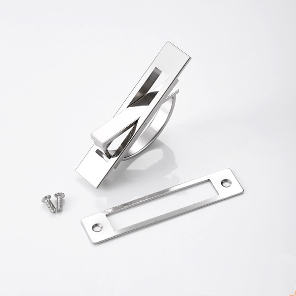 2-pack lådhandtag - elegant och modern design Silver